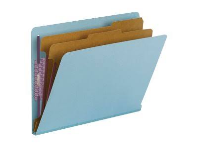 Green 6 Section Classification Folders, 10/Box K374737