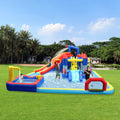 7 in1 Inflatable Water Bounce House with Splash Pool A876
