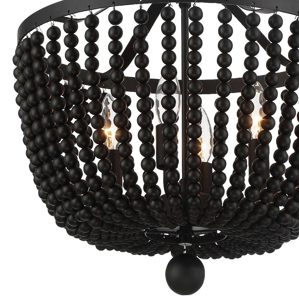 4 Light Forged Bronze Ceiling Mount W714142