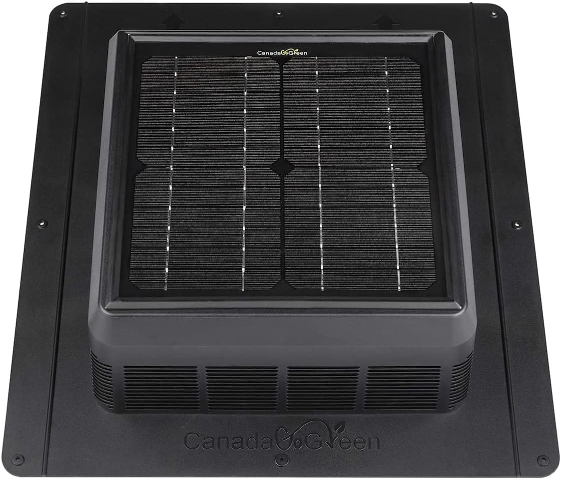 Solar Powered Polycarbonate Vent, 400 CFM M975