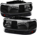 Smoke Headlights and LED Bumper Signal Pair E29604