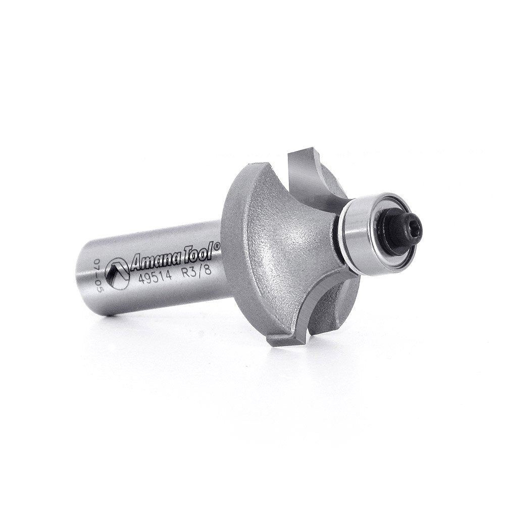 Carbide Tipped 4 Flute Corner Rounding/Beading 1/2 Radius x 1-5/8 Dia Pack of 2 P79003
