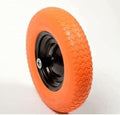 16" Flat Free Solid Foam Wheelbarrow Tire, 5/8 Axle, Pack of 2 O3972