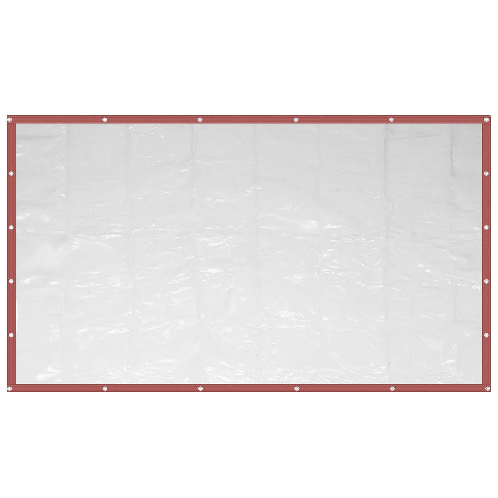 Brown Clear Awning Canopy Tarpaulin K199