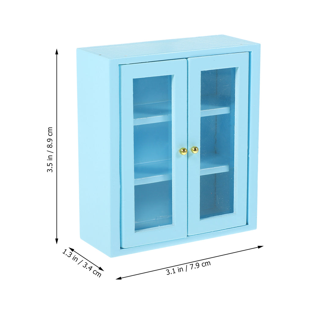 Wooden Miniature Cabinet Model Ornament I802571