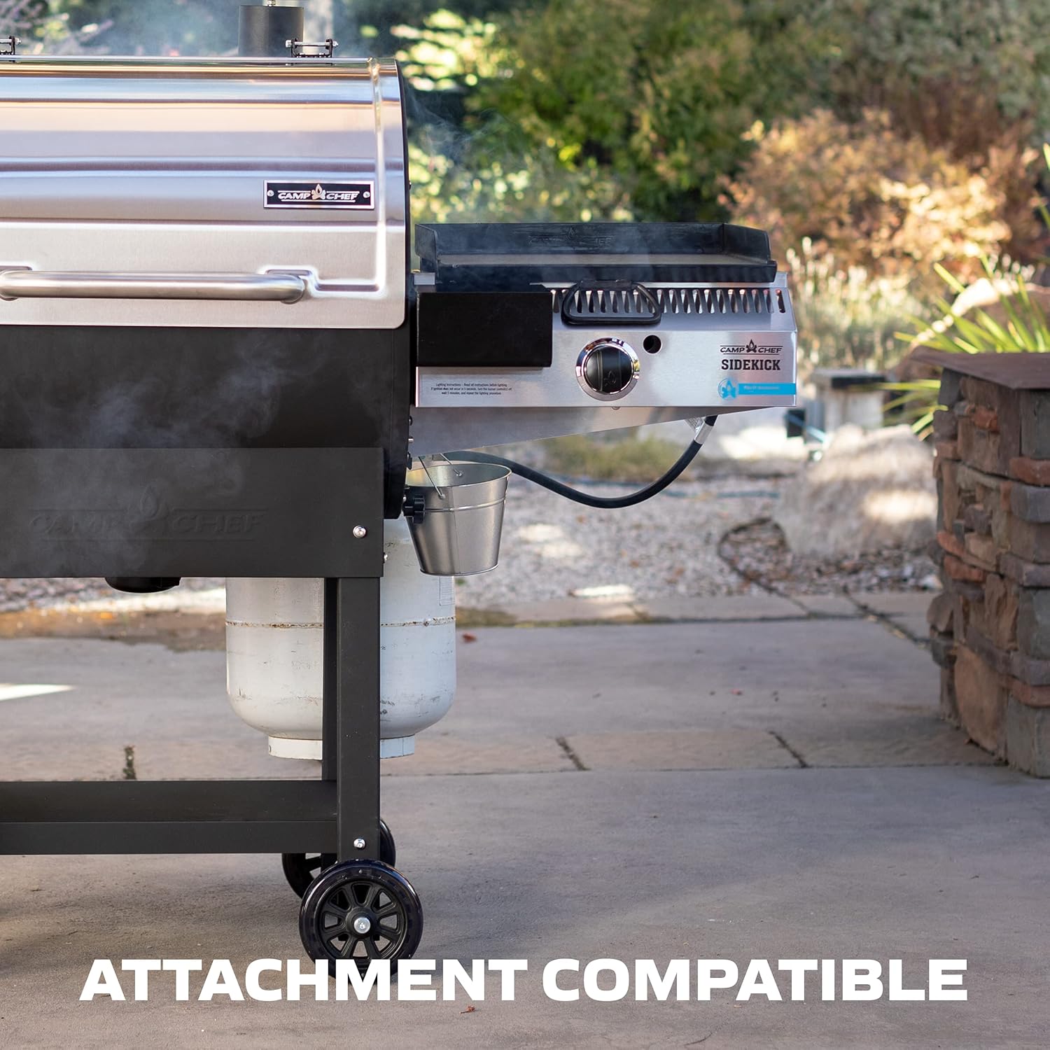 24 in. WIFI Woodwind Pellet Grill & Smoker, Stainless Steel, 811 sq in Cooking Surface P622415