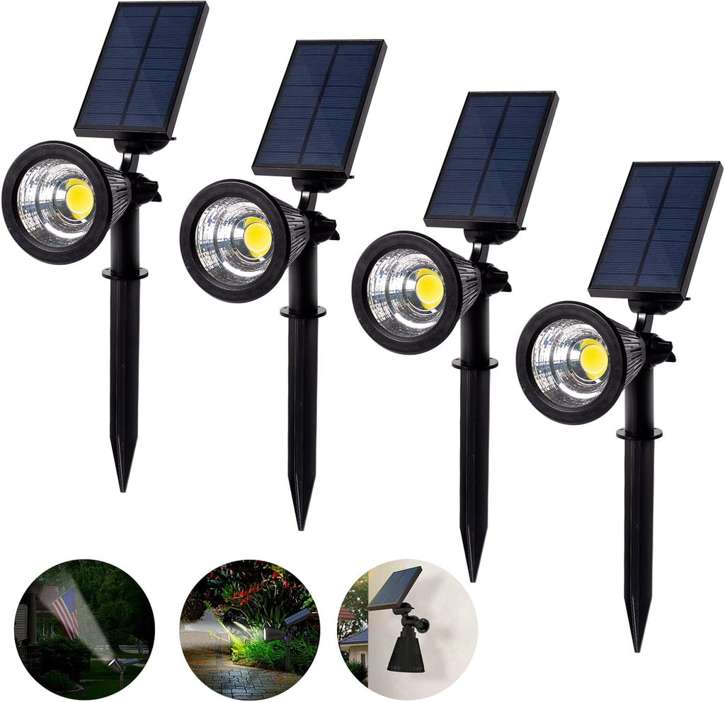 4 Pack Adjustable Solar Spot Lights K4391
