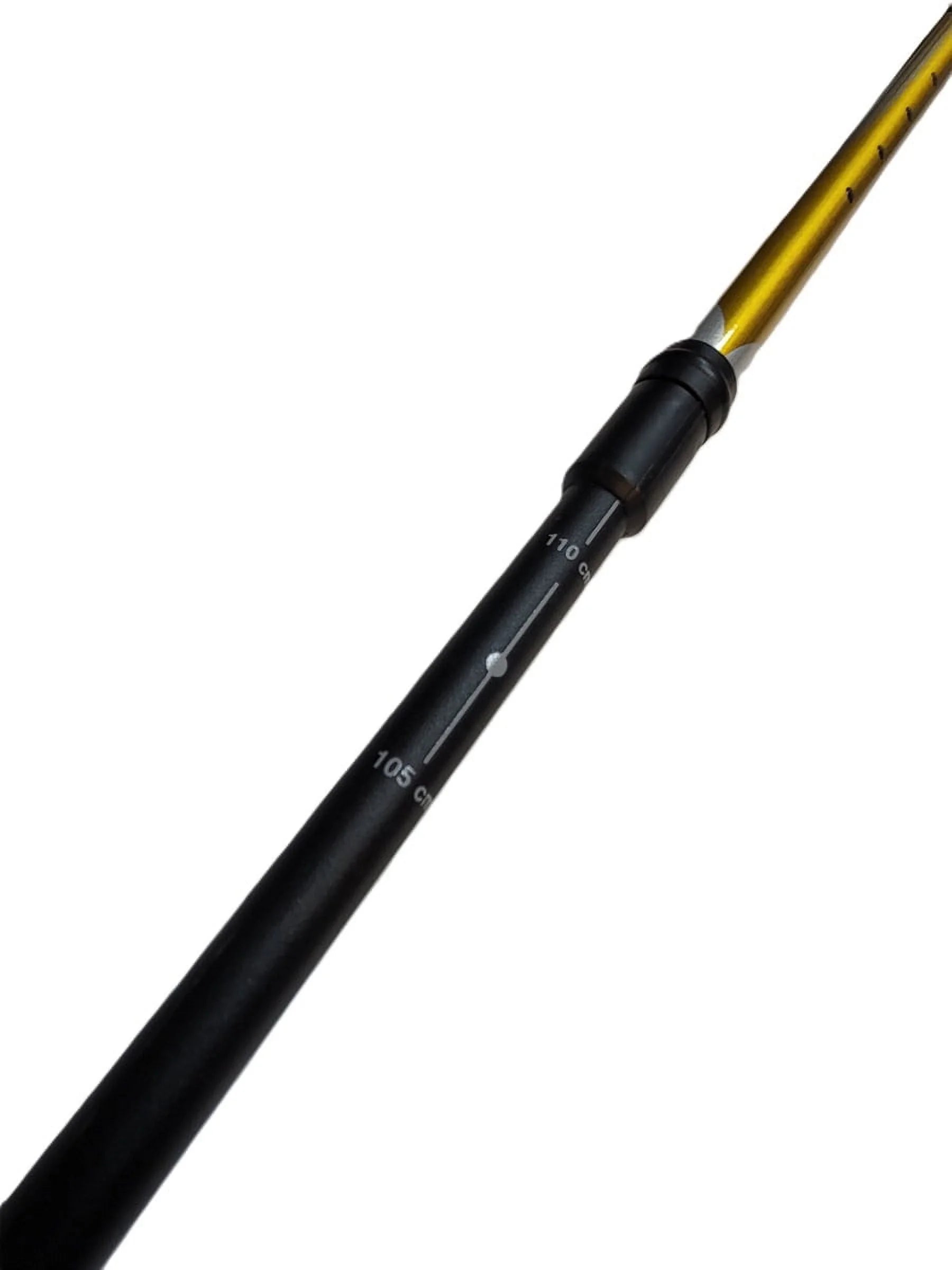 Nordic Walking Trainer Trekking Pole Grip Gold 105cm-135cm H507574