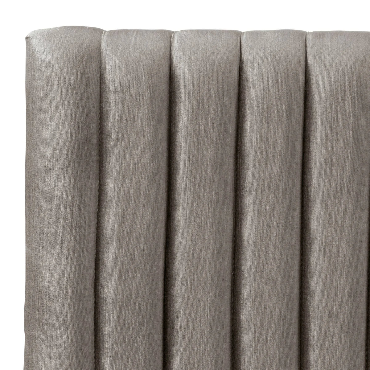 California King Velvet Channel Headboard T19431
