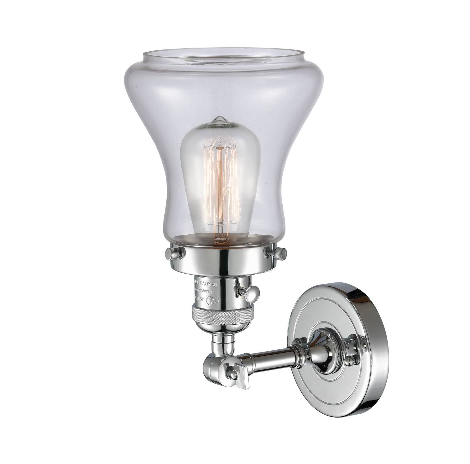 Chrome 1 Light Sconce Z382
