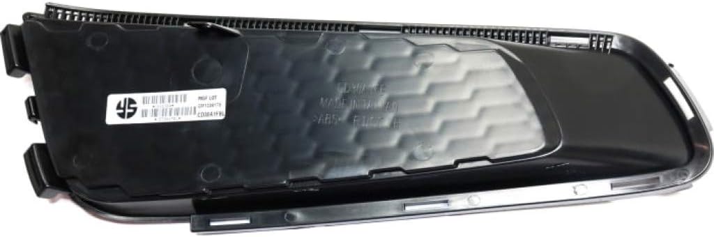 Textured Black Fog Light Cover Pair for Cadillac ATS 2013 2014 E631151