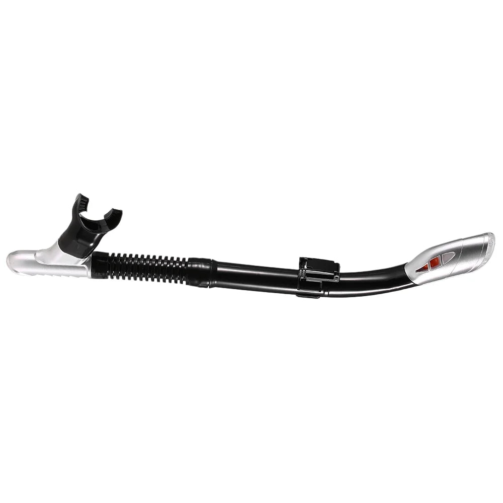 Freediving Snorkel Set with Tempered Glass Lens Goggles R733
