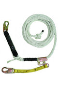 Vertical Lifeline Assembly 50ft with 3 Strand White Polydac Q66796