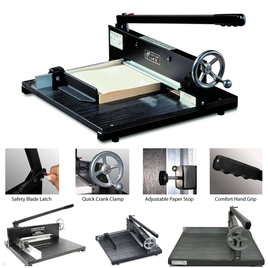 350 Sheet Capacity Wood Base Paper Cutter H449