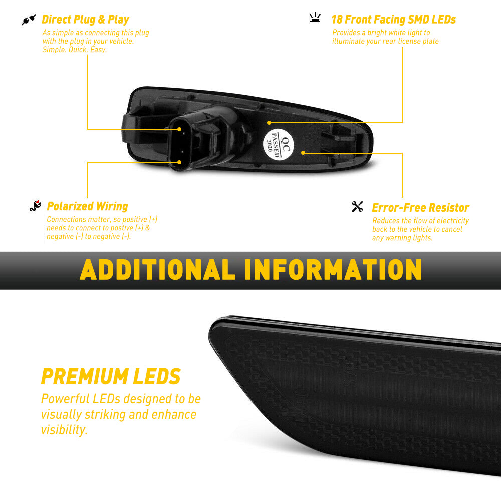 Smoked Lens LED Side Marker Lights A507
