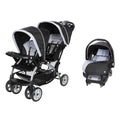 Sit N Stand Double Stroller Travel System with Infant Car Seat E3288