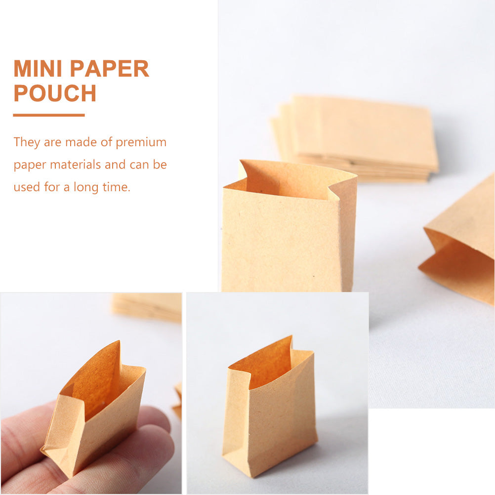 Miniature Dollhouse Paper Bag Grocery Carrier V250