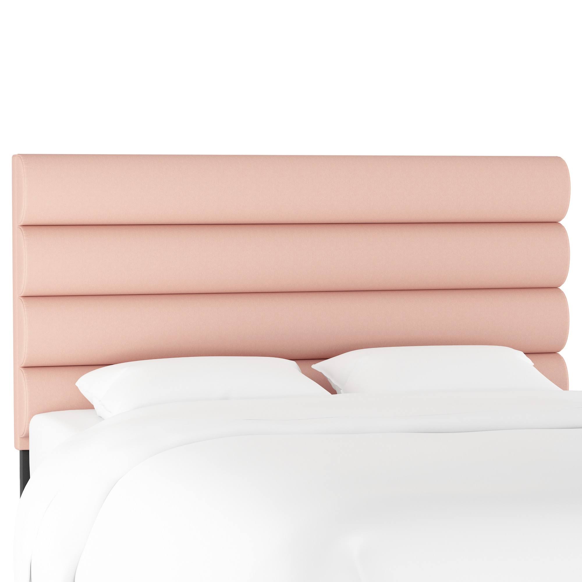Twin Velvet Blush Headboard L663