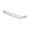 24 inch Glass Shelf Matte White R221854