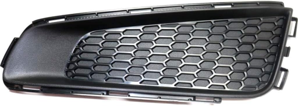 Textured Black Fog Light Cover Pair for Cadillac ATS 2013 2014 E631151
