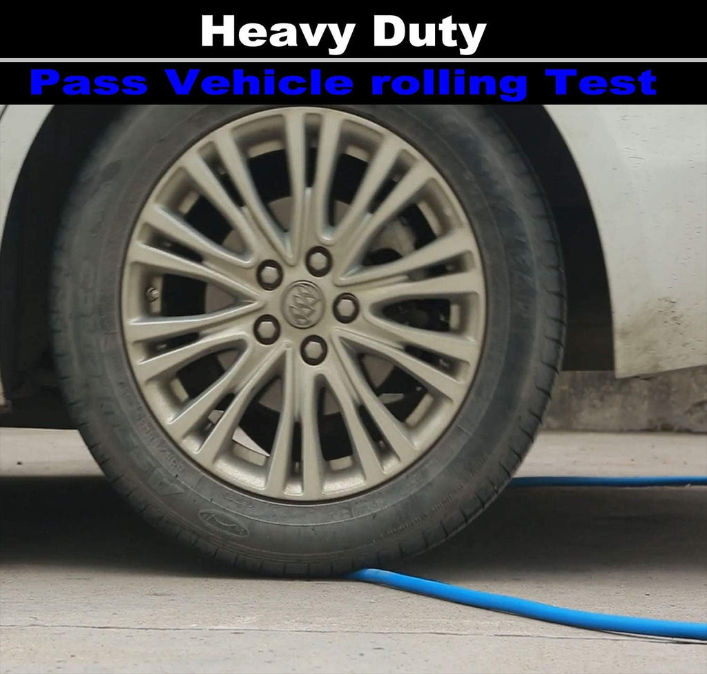 Heavy Duty Hybrid Garden Water Hose 5/8-Inch by 75-Feet, Blue, Pack of 2 E412951