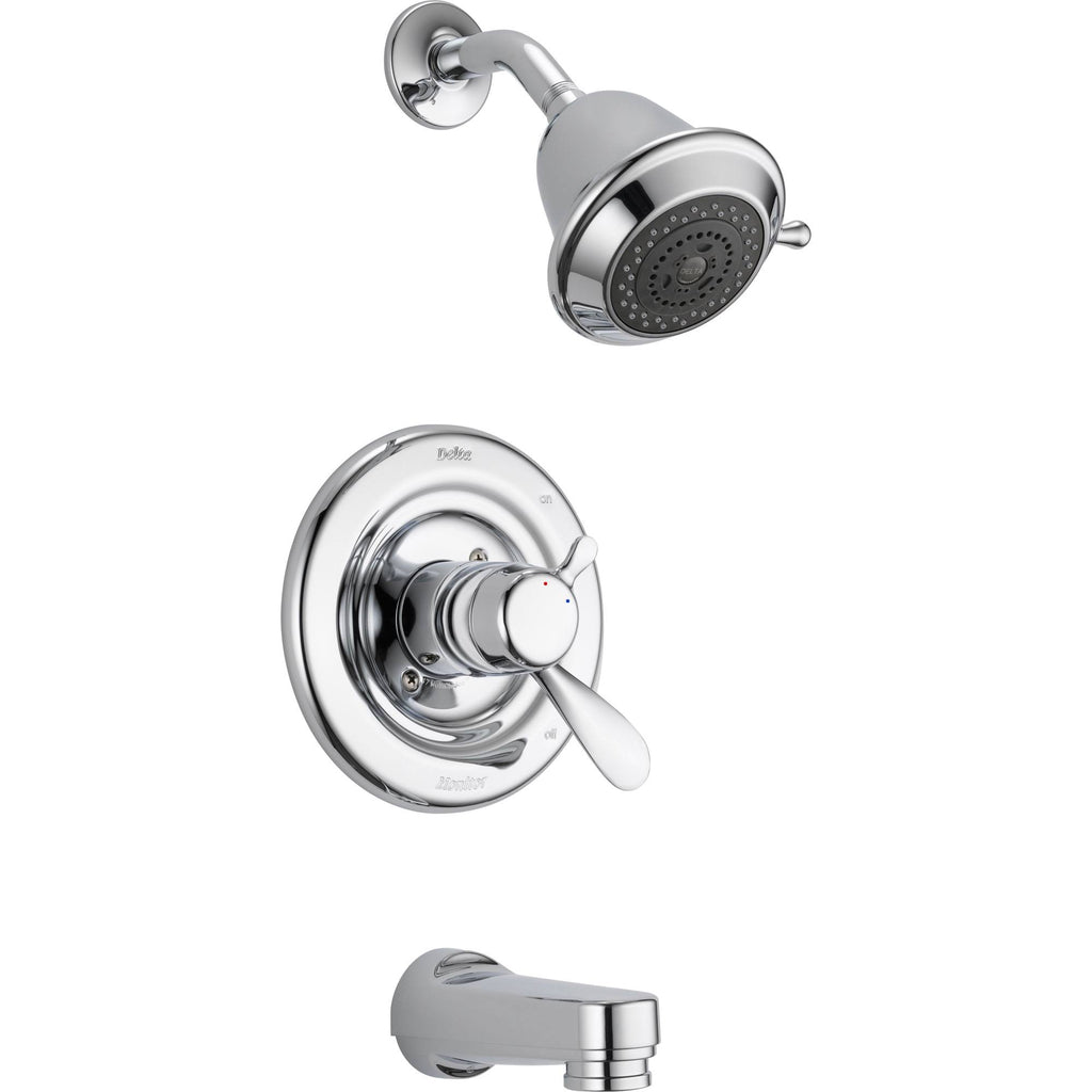 Chrome Tub and Shower Faucet with Valve B111