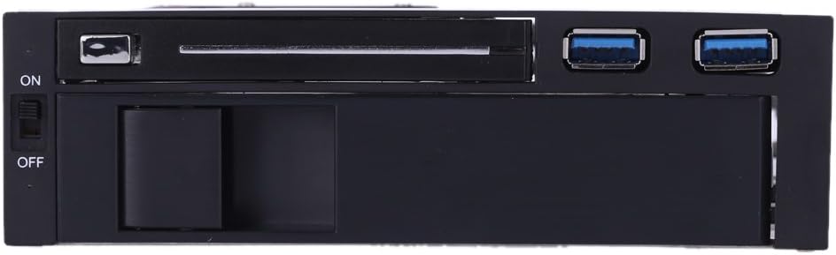 Dual Bay 3.5 + 2.5 Inch SATA III Hard Drive SSD Tray Caddy Internal Mobile Rack Enclosure Docking Station with USB 3.0 Port Hot Swap Pack of 2 A445