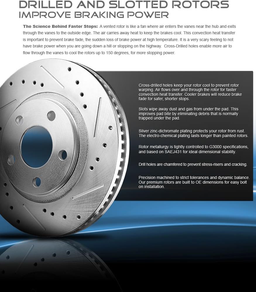FRONT 307mm + REAR 279.7mm D/S 5Lug Rotors + Brake Pads + Clips + Sensors J982129