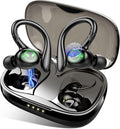 Wireless Earbud with Detachable Earhooks, IP7 Waterproof, 40H Playtime M33736