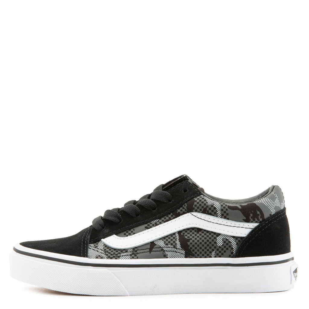 Black/True White Pattern Camo Old Skool Shoes Z487058