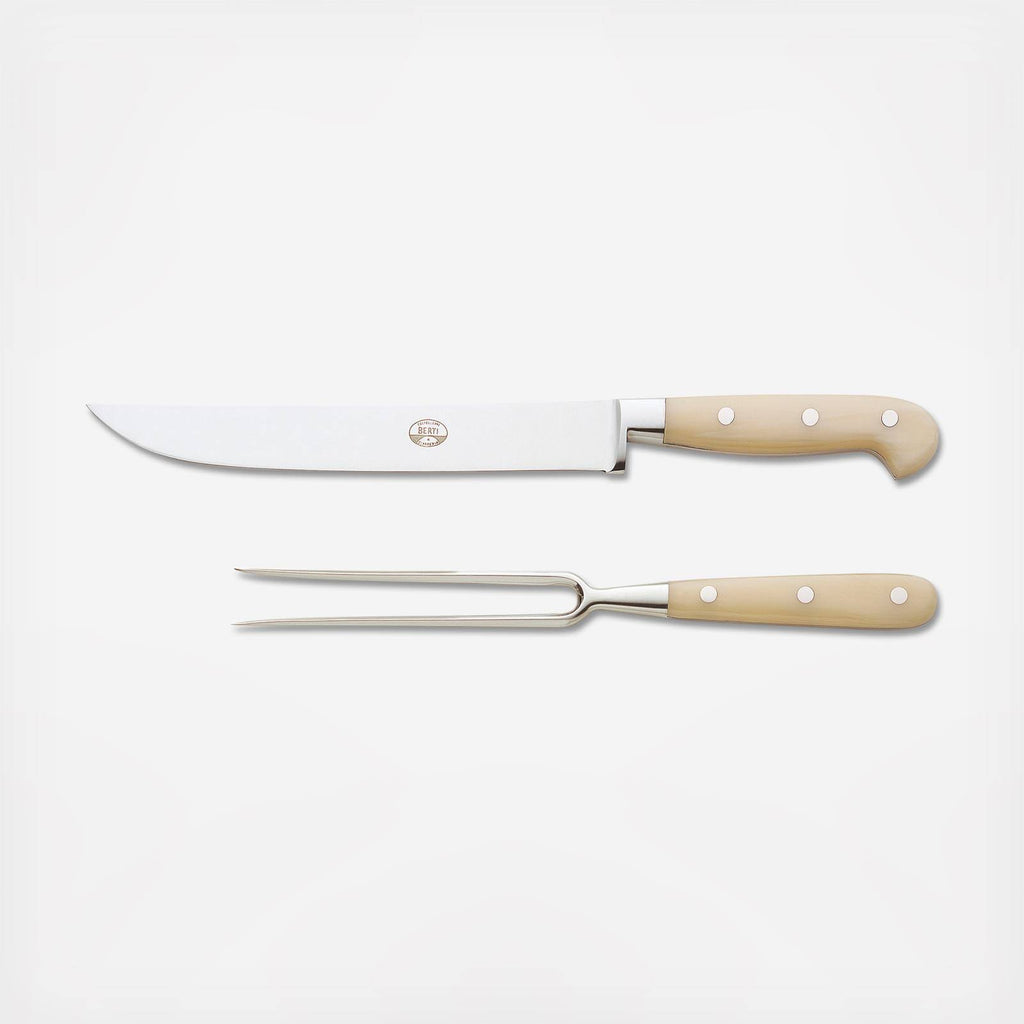 Ivory Lucite Carving Set U42562