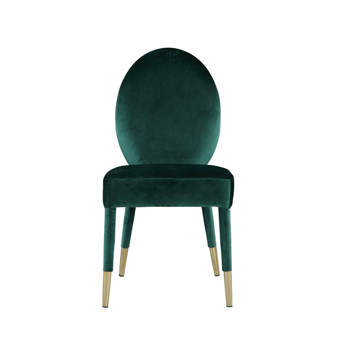 Velvet Dining Chair Set of 2 Grey P236