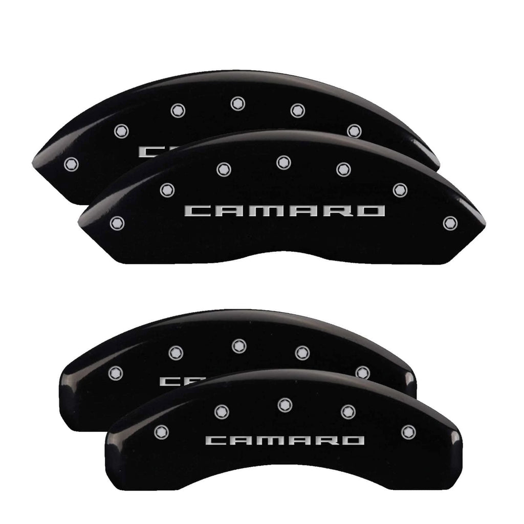 4 Caliper Covers Black Finish Silver CH Q326138