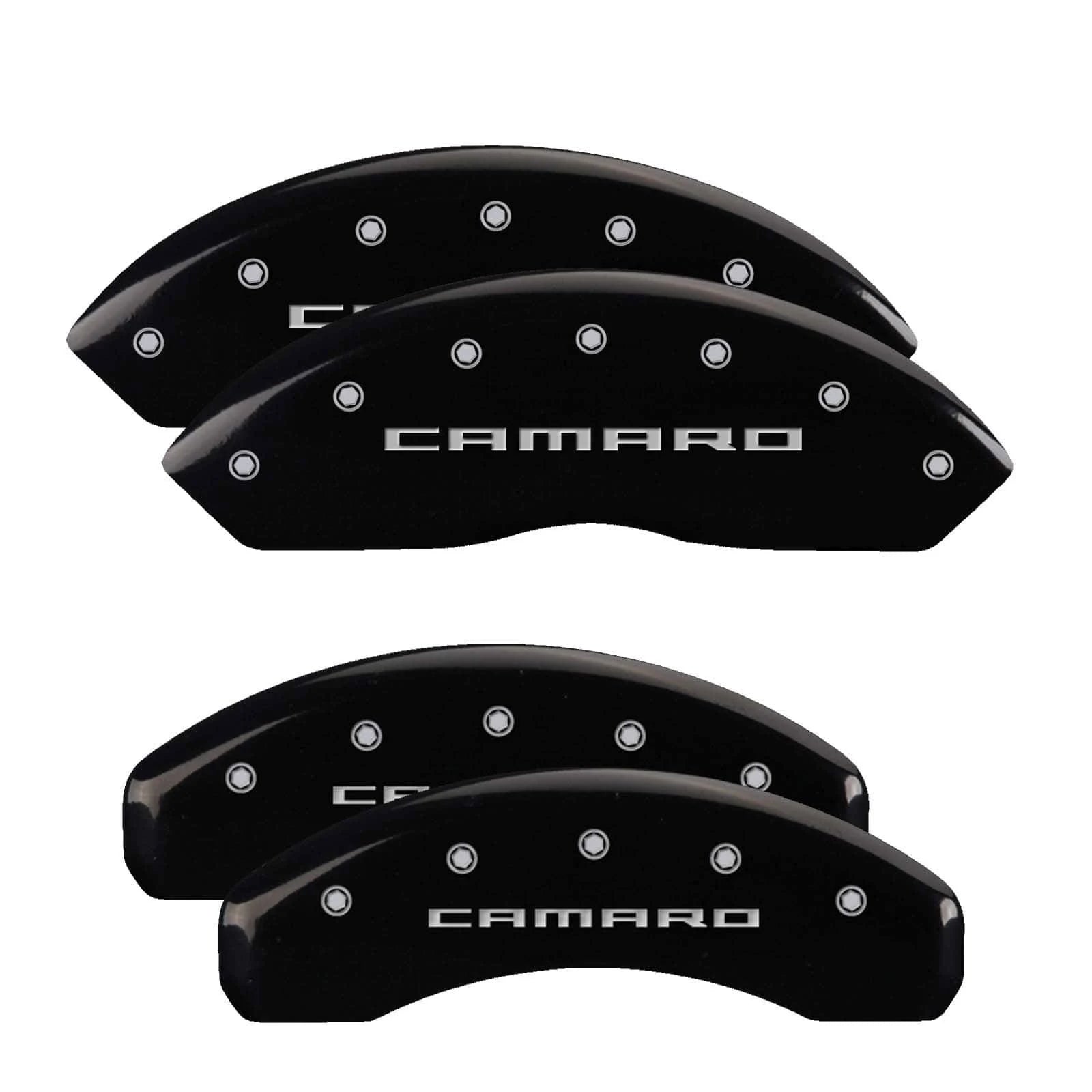 4 Caliper Covers Black Finish Silver CH Q326138