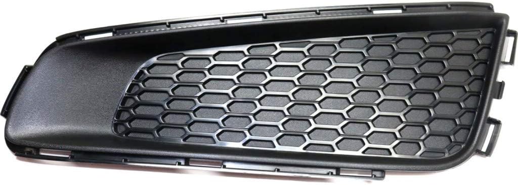 Textured Black Fog Light Cover Pair for Cadillac ATS 2013 2014 E631151
