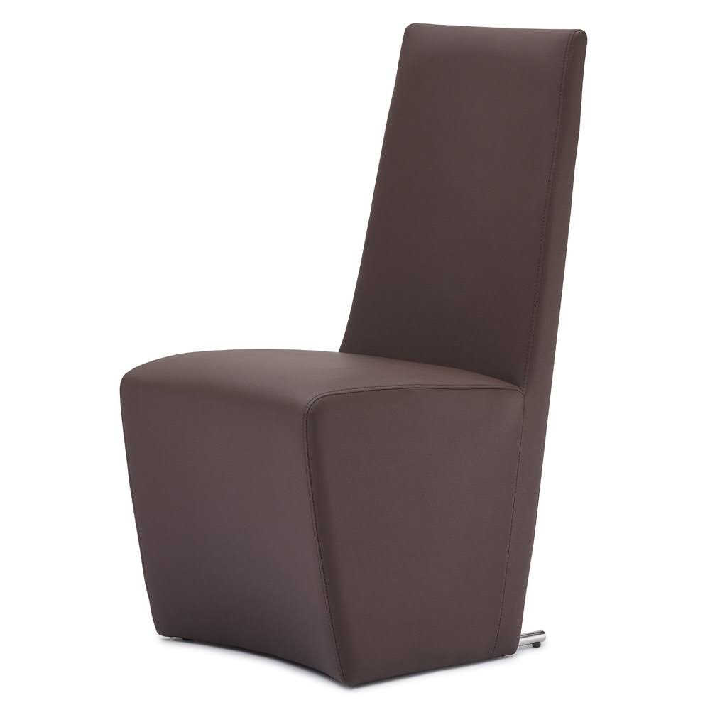 Brown High Back Modern Dining Chair Q353
