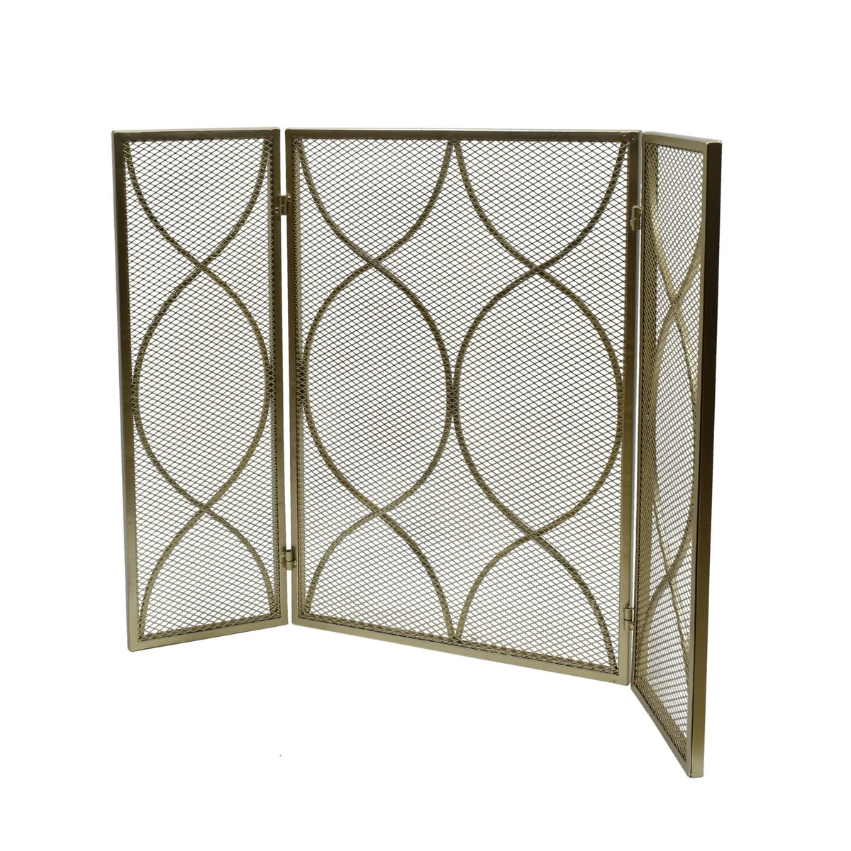 Three Panel Iron Firescreen Y17488