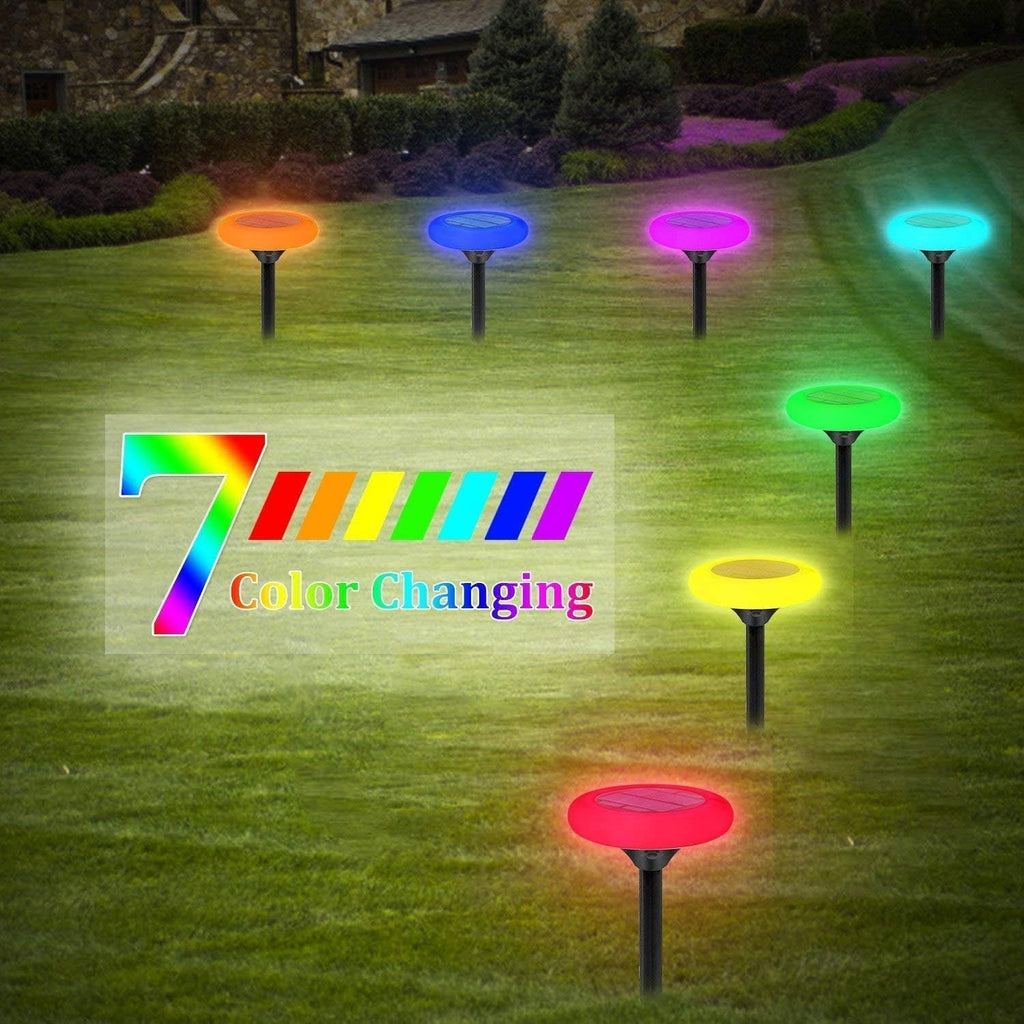 7 Color Solar Pathway Lights (4Pack) O7551