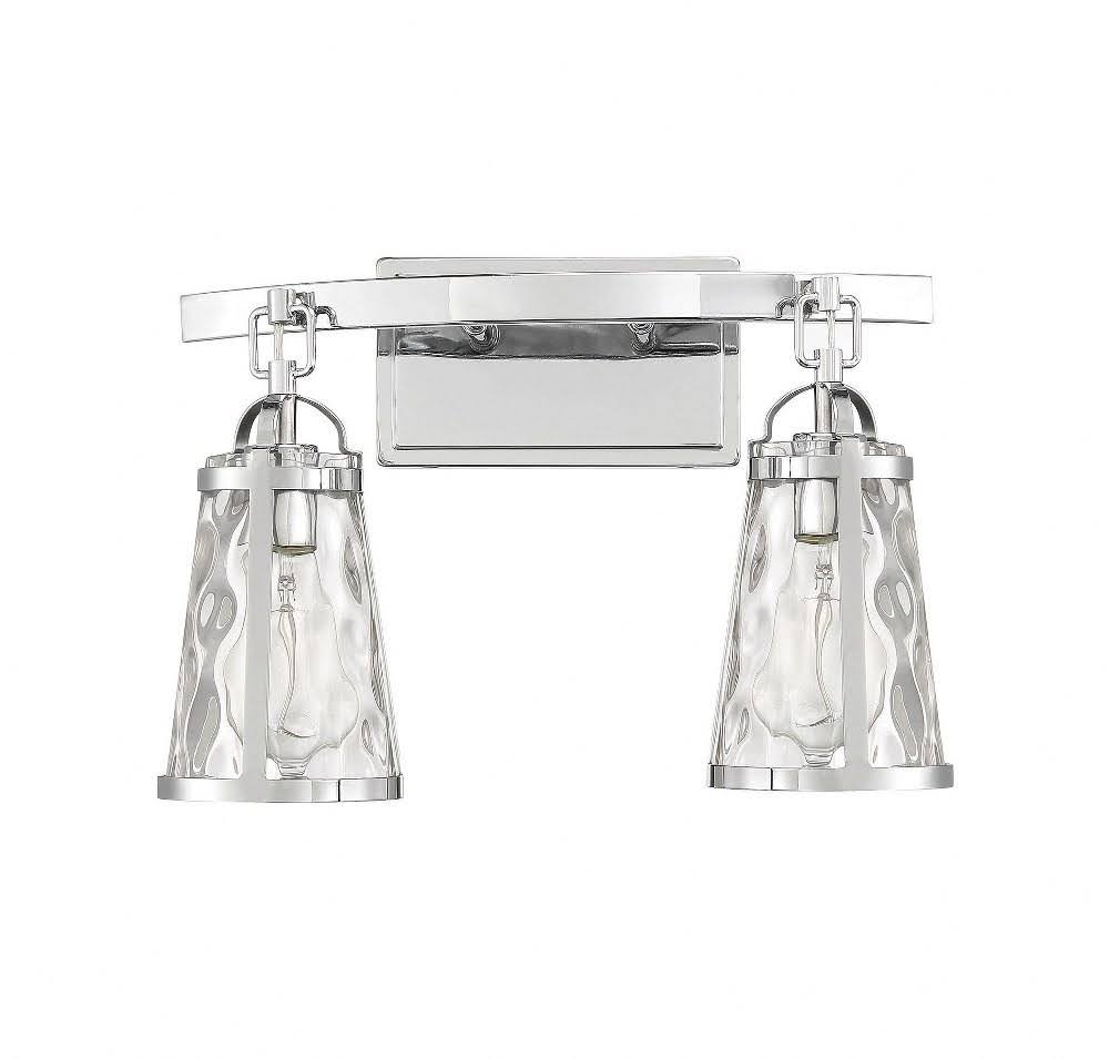 Black 2 Light Bath Bar J444