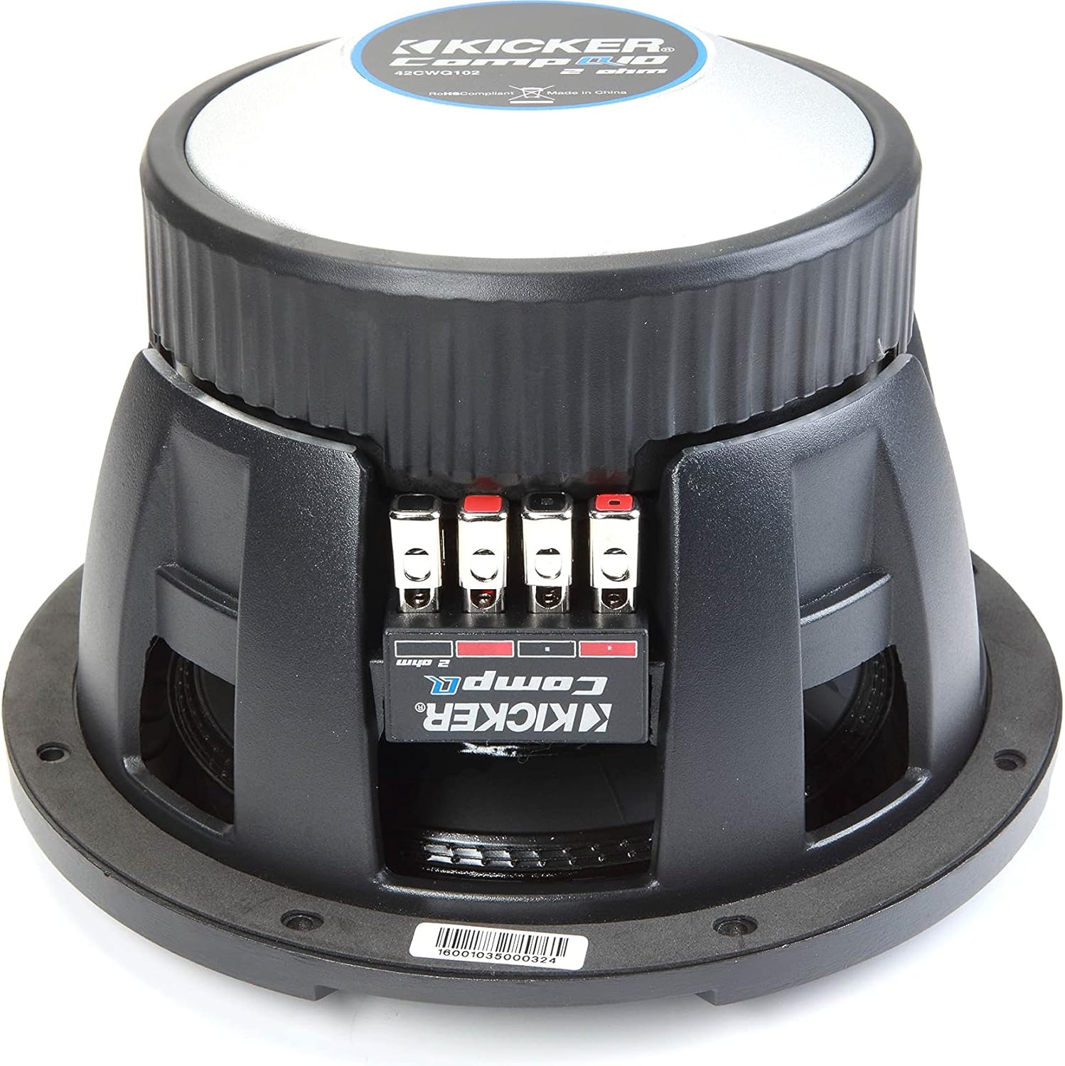 10" CompQ Subwoofer with Dual 2-Ohm Voice Coils K6378