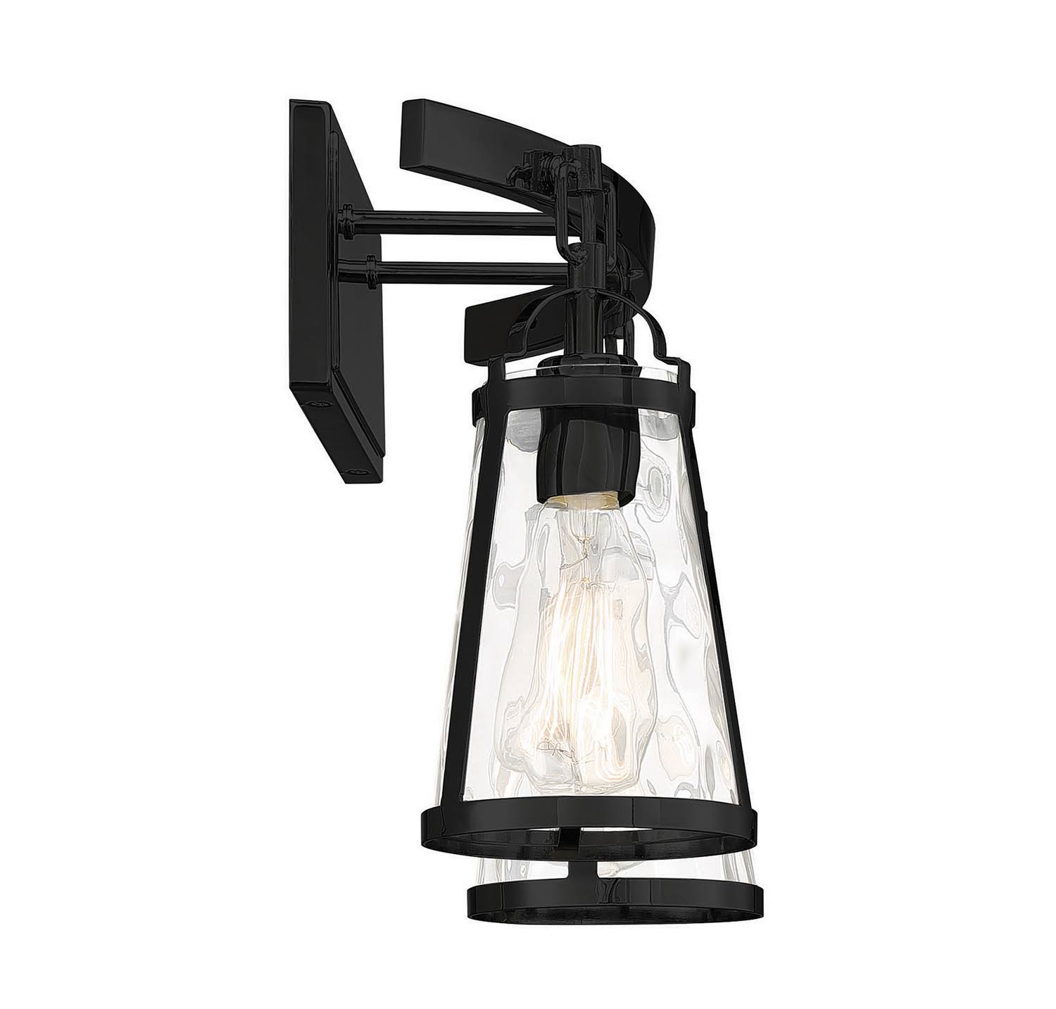Black 2 Light Bath Bar J444