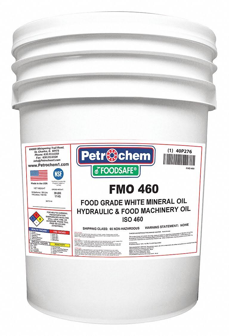 Mineral Gear Oil, Food Grade, 5 gal. N94538