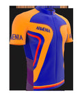 Armenia Full Zipper Bike Short Sleeve Cycling Jersey for Women - Size XS O8824
