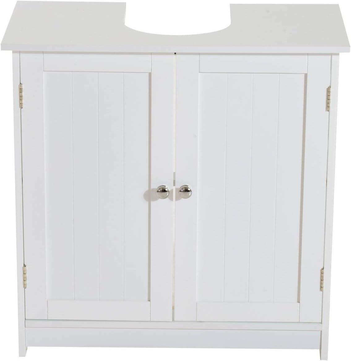 White Pedestal Sink Bathroom Vanity Cabinet M124584