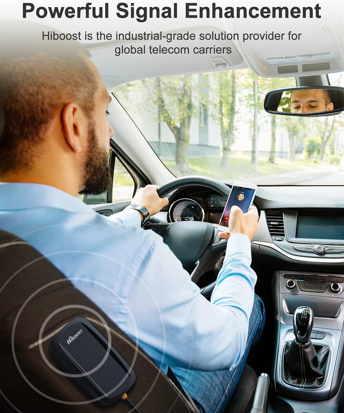 Car Cell Phone Booster with Magnetic Roof Antenna N867742