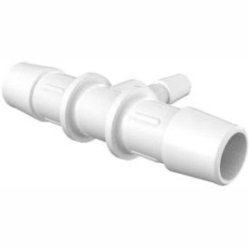 1/2x22 x 1/4x22 Barbed Reduction Tee, Natural Nylon Q10376