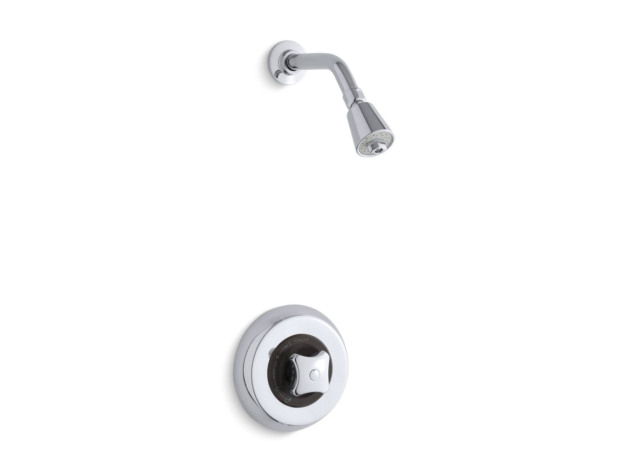 Shower Valve Trim with Lever Handle and Showerhead G891133