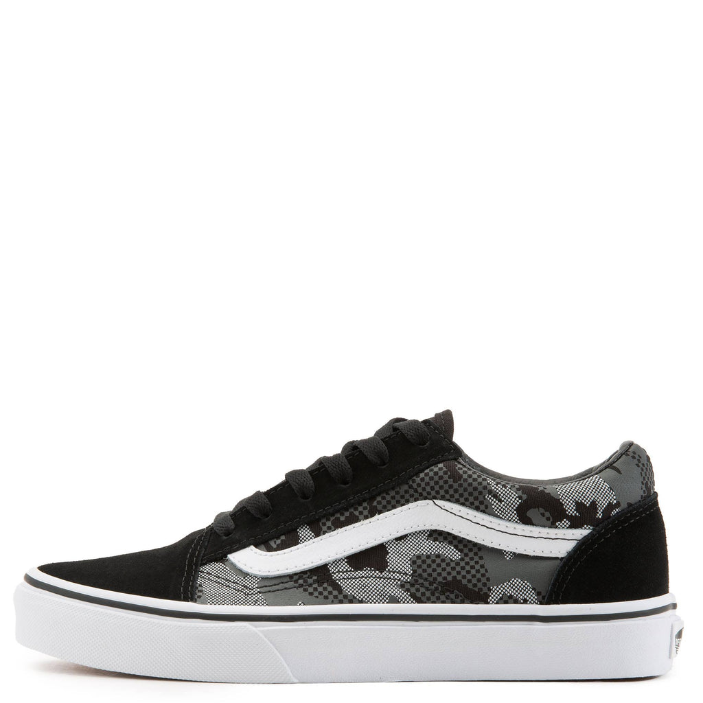Black/True White Pattern Camo Old Skool Shoes Z487058