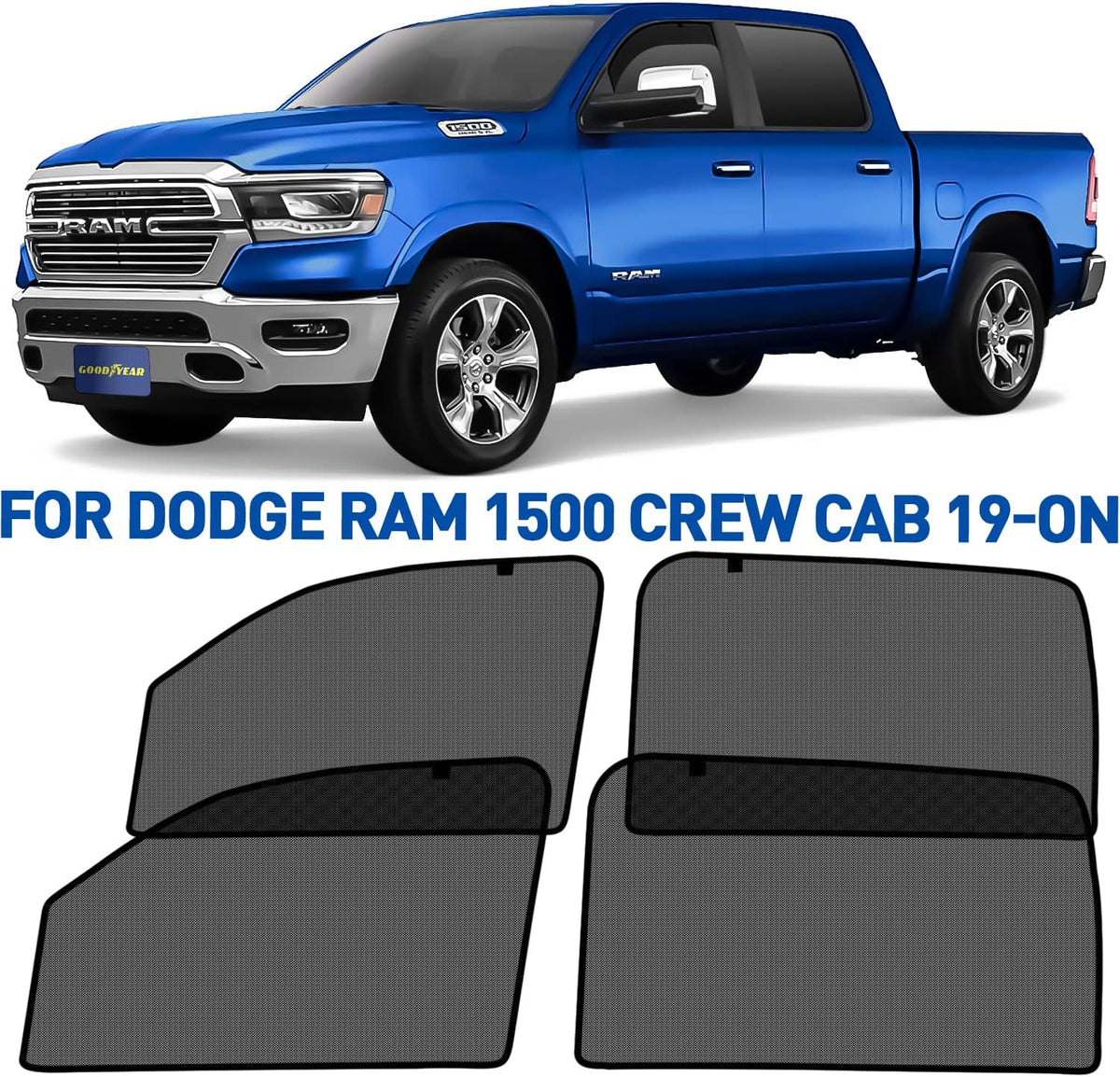 Magnetic Car Window Sunshade 4pcs X845