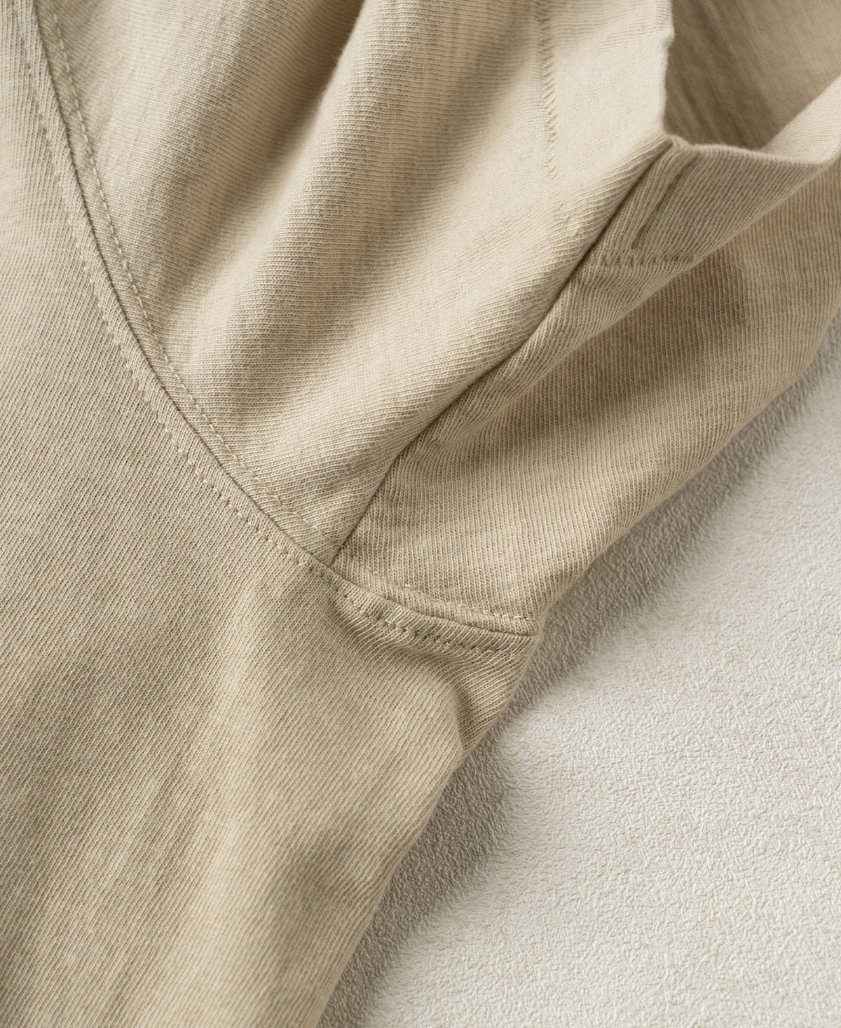 Classic Fit Loopwheel Slub Cotton T-Shirt